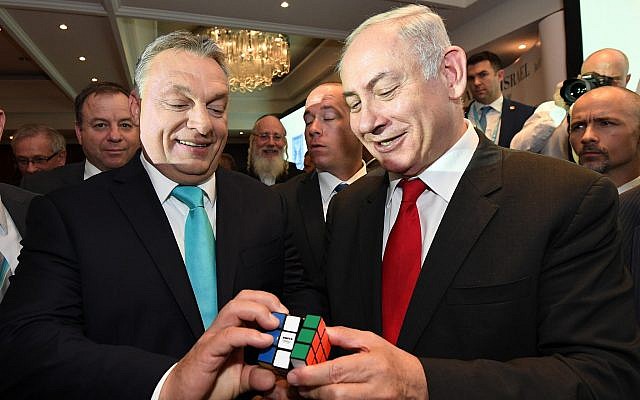 Senior Hungarian official: Netanyahu and Orban belong to same political family